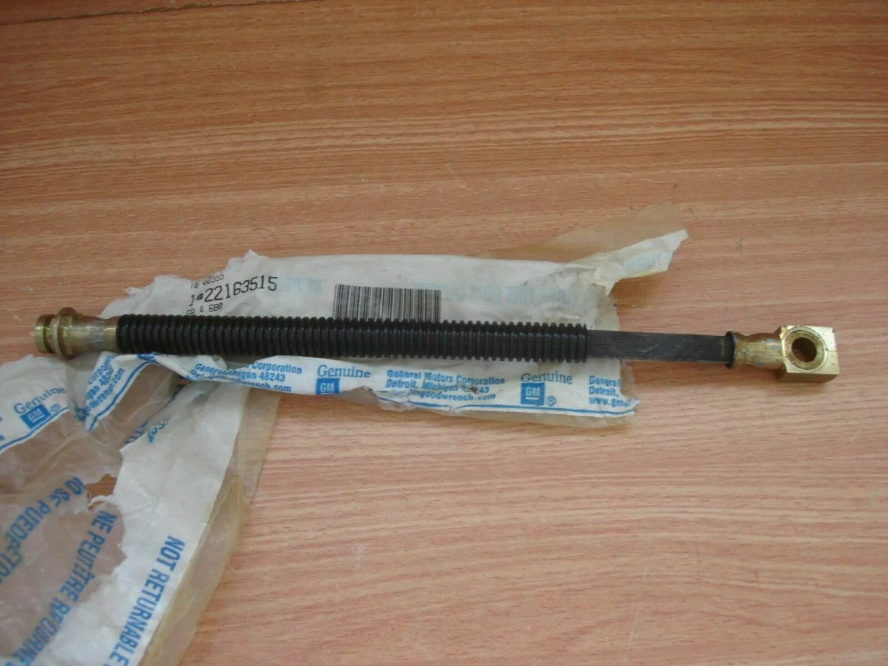 Brake Hose Front Left Right fits Chevrolet Blazer GMC Jimmy 22163515 Genuine View Front