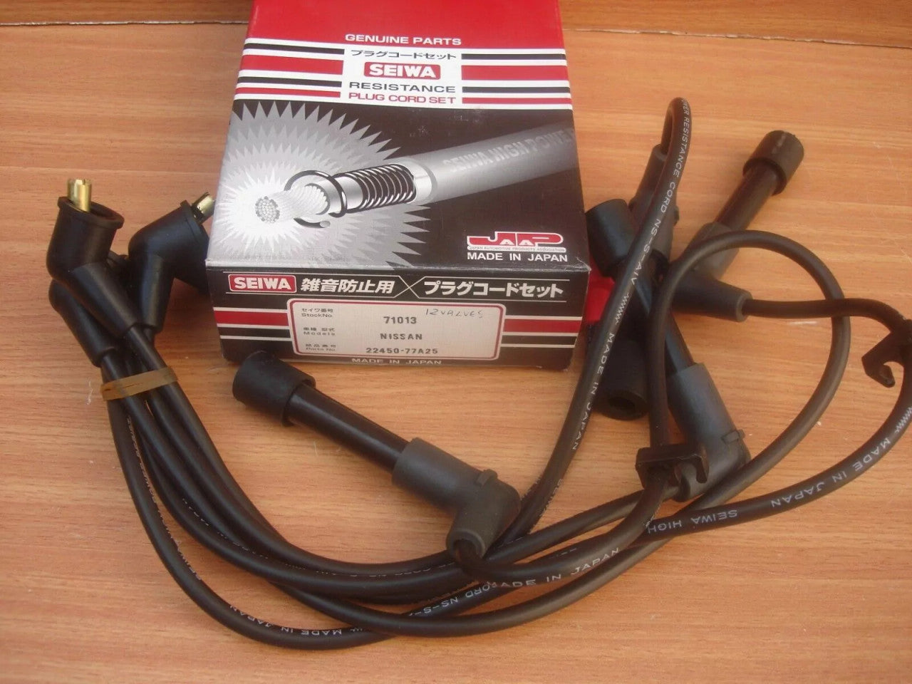 Ignition Wires fits Nissan Pulsar Sunny Laurel Luchino B12 HN13 GA15S 22450-77A25 View Front