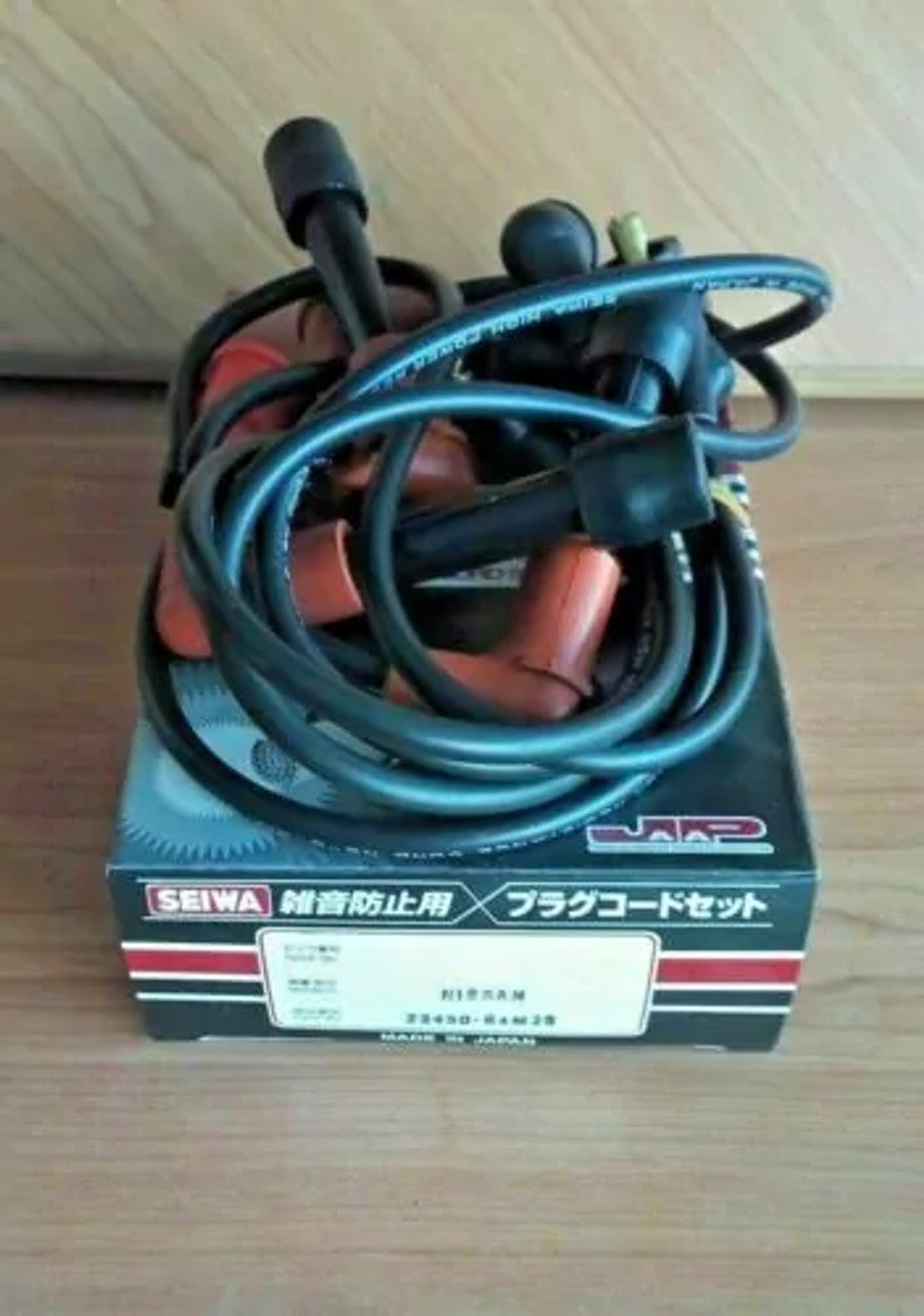 Ignition Wires Set fits Nissan Sentra Sunny Pulsar 12V N13 B12 GA14S GA16S 22450-84M25 View Rear