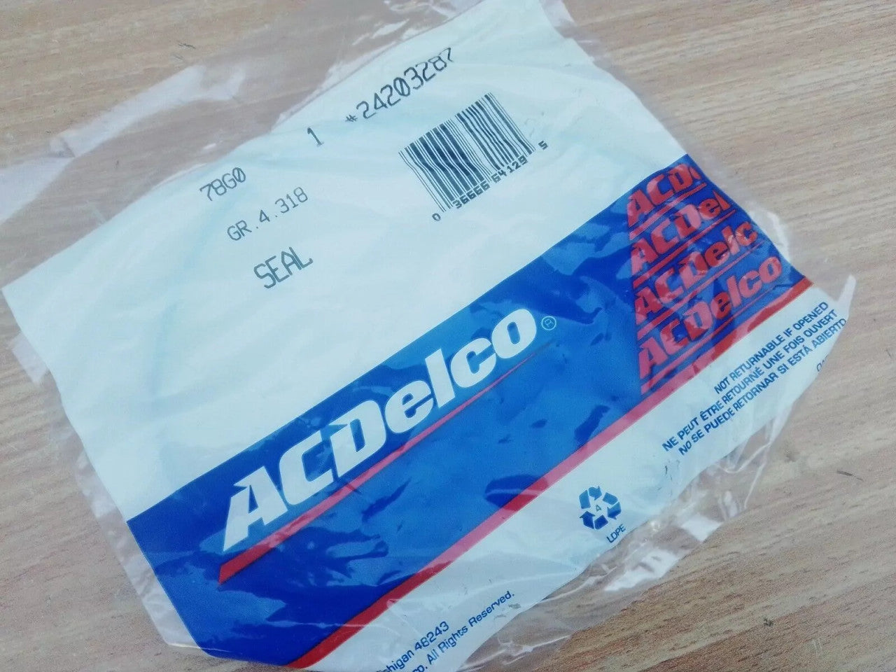 Automatic Transmission Housing Seal Oring fits Chevrolet Blazer GMC Jimmy 24203287 View Rear