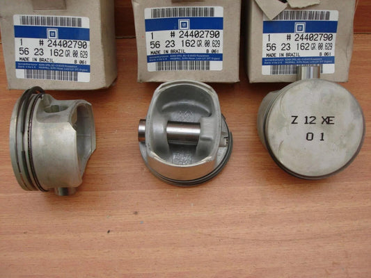 1x Piston fits Opel Vauxhall Corsa B C Tigra Astra G Zafira A STD Z12XE Z12XEP 24402790 View Front
