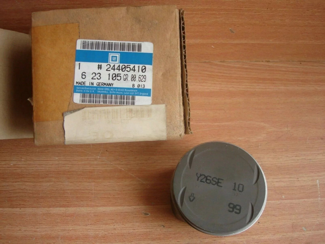 6x Pistons fits Opel Vauxhall Vectra B Omega B Y26SE STD 24405410 Genuine View Front