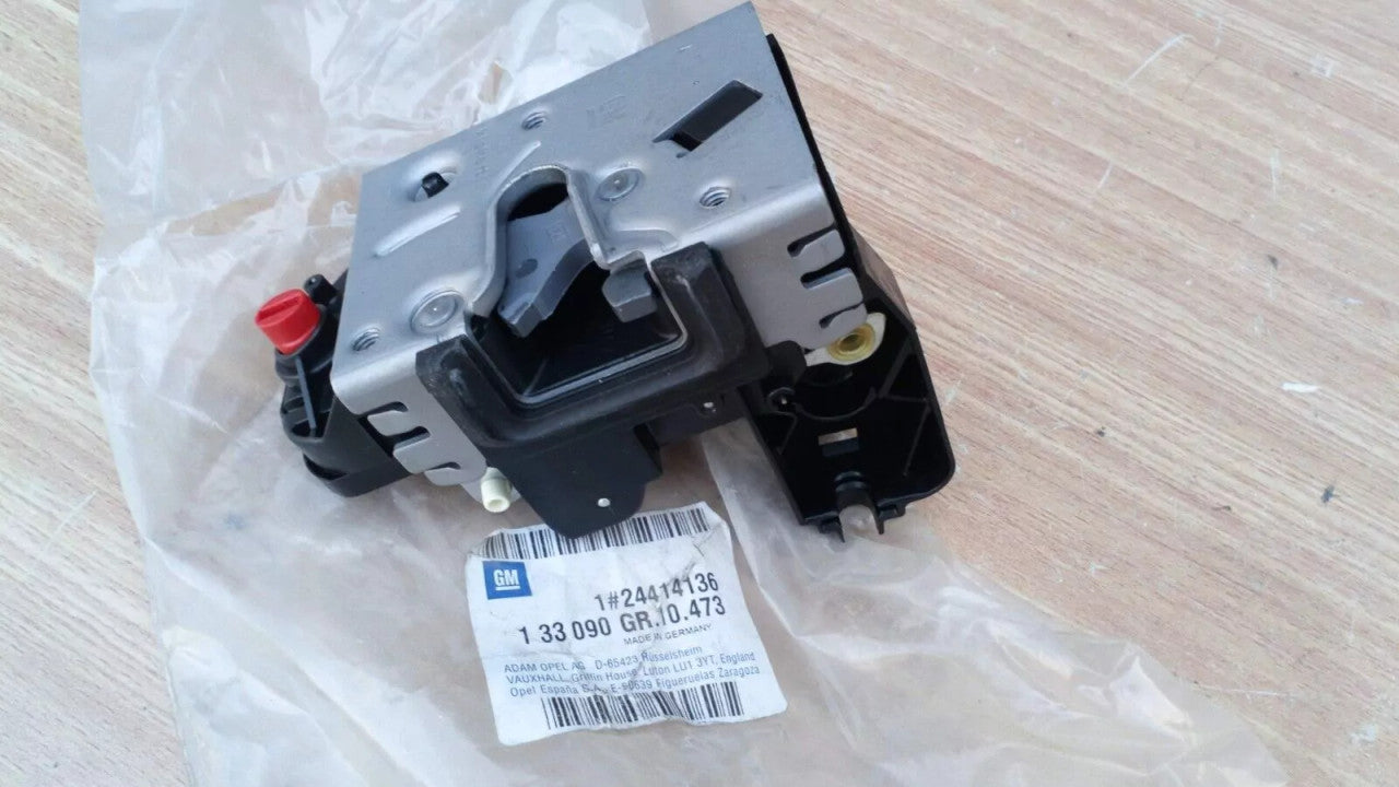 Door Lock Rear Left fits Opel Vauxhall Corsa C Meriva A 24414136 Genuine View Rear