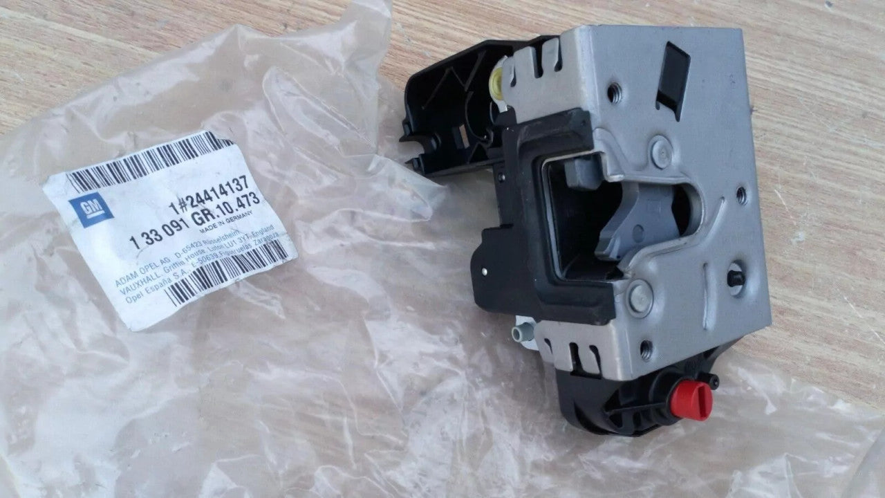 Door Lock Rear Right fits Opel Vauxhall Corsa C Meriva A 24414137 Genuine View Front