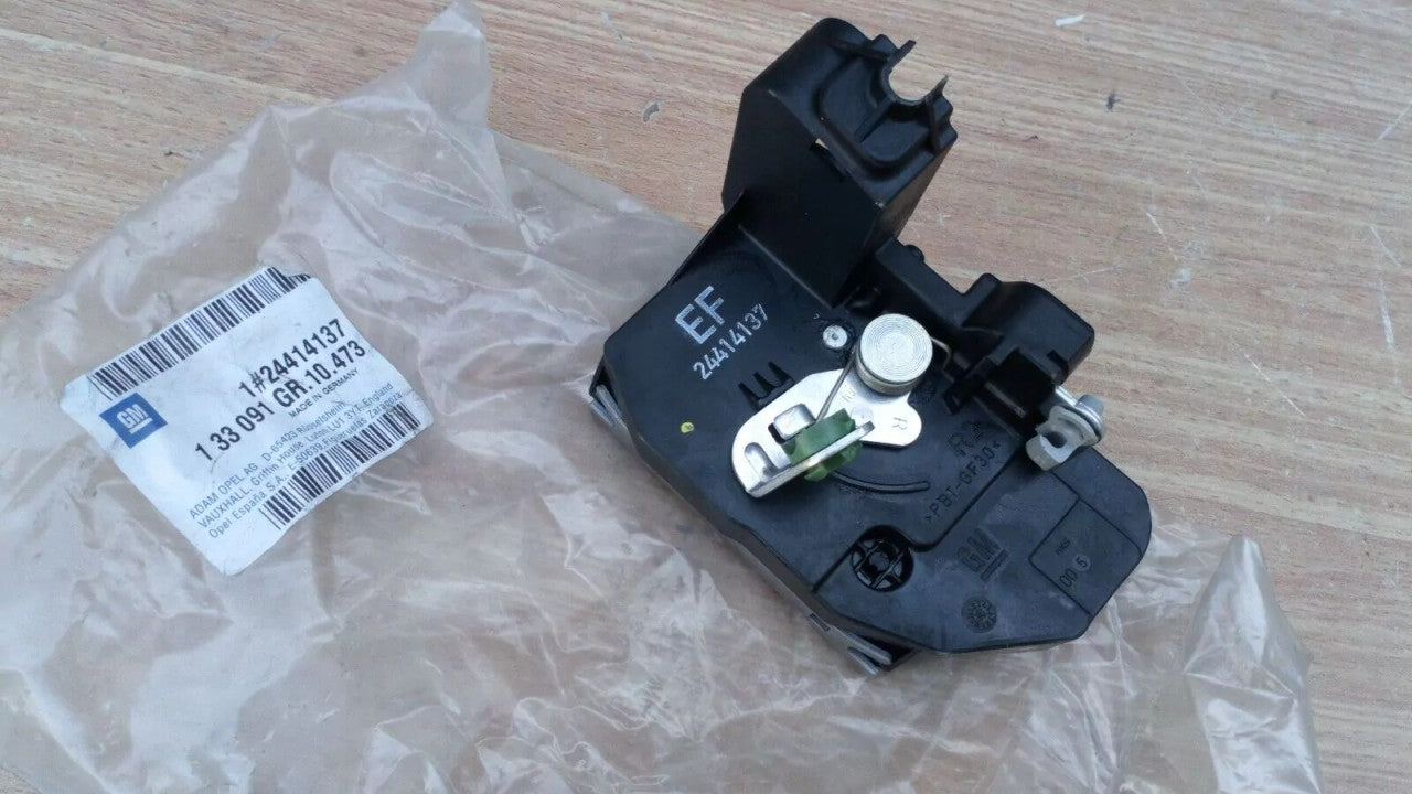 Door Lock Rear Right fits Opel Vauxhall Corsa C Meriva A 24414137 Genuine View Rear