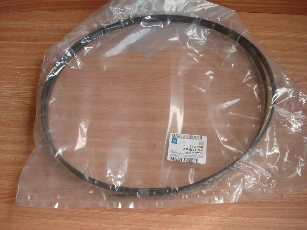 Roof Drip Moulding fits Opel Vauxhall Vectra C Saloon F69 24421362 Genuine View Front