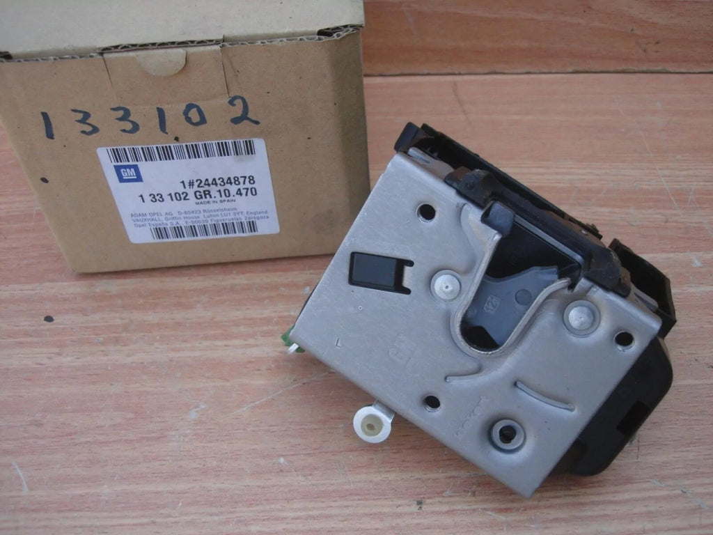 Door Lock Front Left RHD fits Opel Vauxhall Corsa C Meriva A 24434878 Genuine View Rear