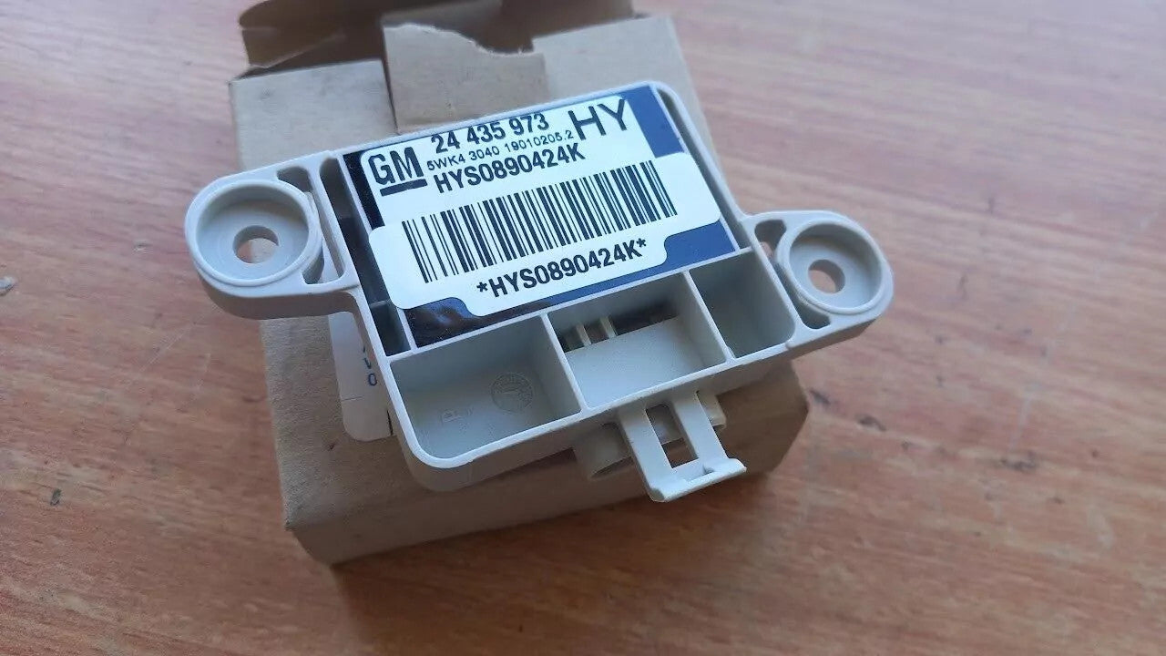 Airbag Sensor fits Opel Vauxhall Vectra B 24435973 Genuine View Rear