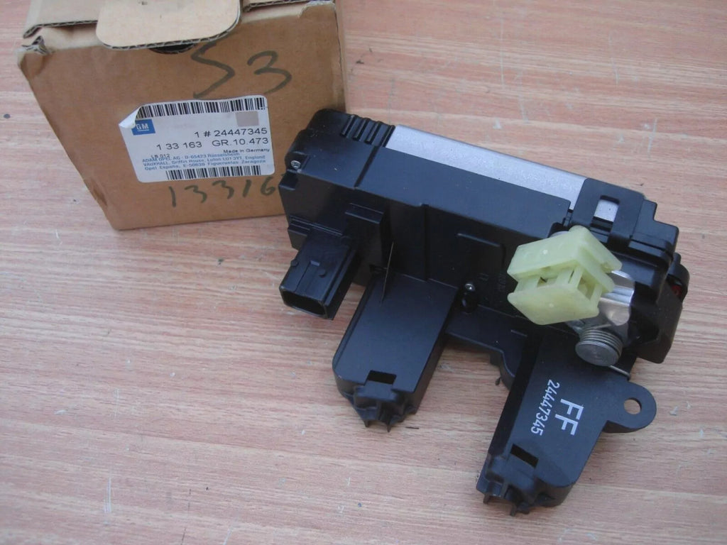 Door Lock Rear Left fits Opel Vauxhall Vectra C Signum 24447345 Genuine View Front