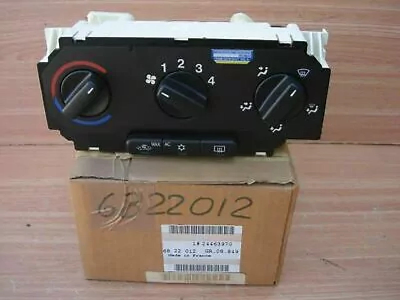 Air Condition Heater Controls fits Opel Vauxhall Astra G 24463970 Genuine View Front