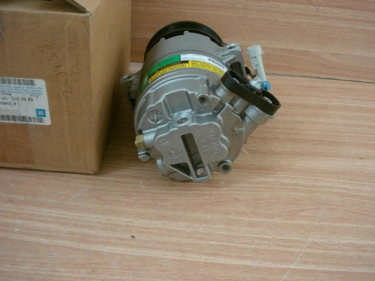 Air Condition Compressor fits Opel Vauxhall Zafira A F75 24464151 Genuine View Rear