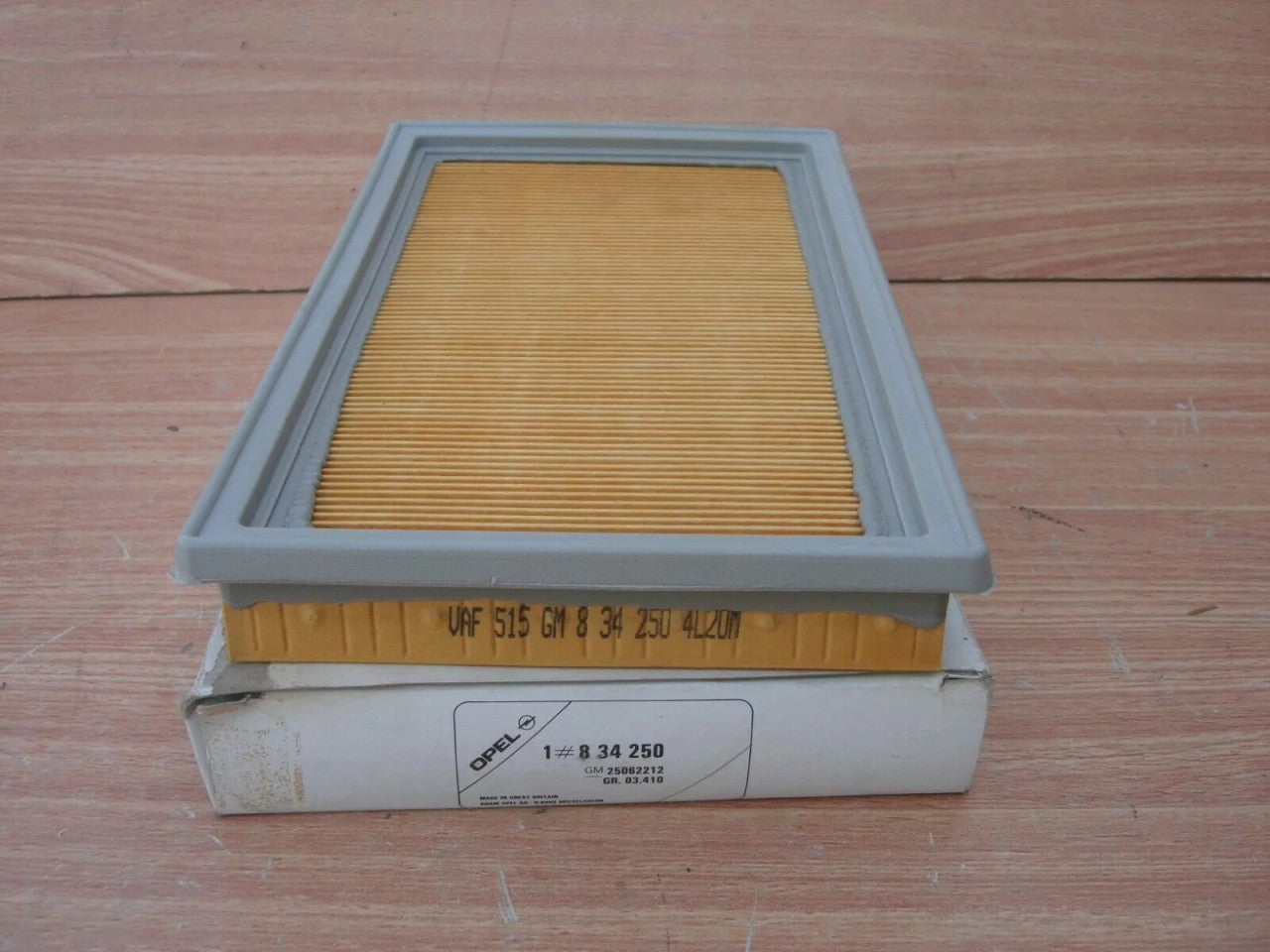 Air Filter fits Opel Corsa A Vectra A Kadett E Vauxhall Cavalier Diesel Genuine 25062212 View Front