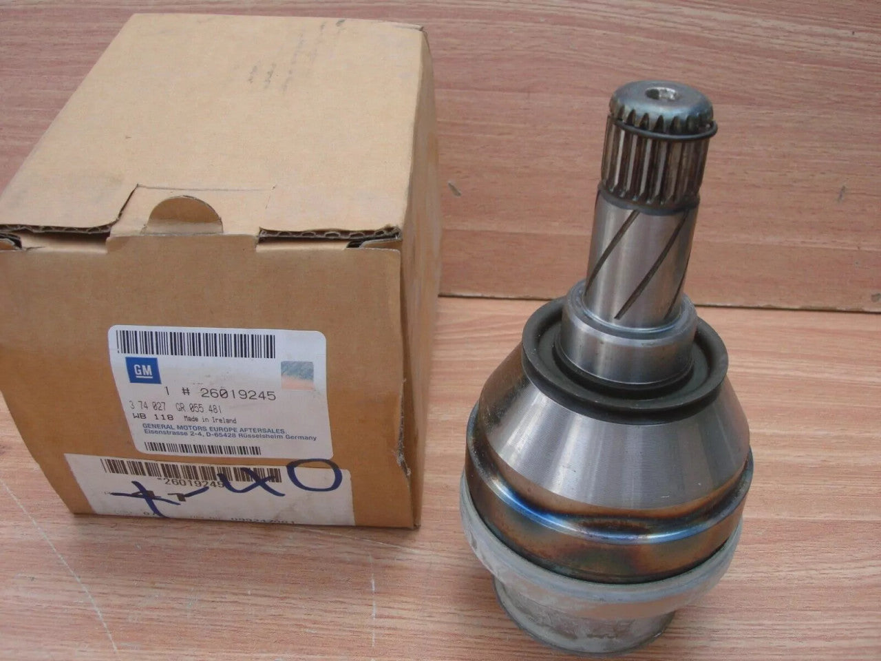 CV Joint Inner fits Opel Corsa A Vauxhall Nova 26019245 Genuine View Front
