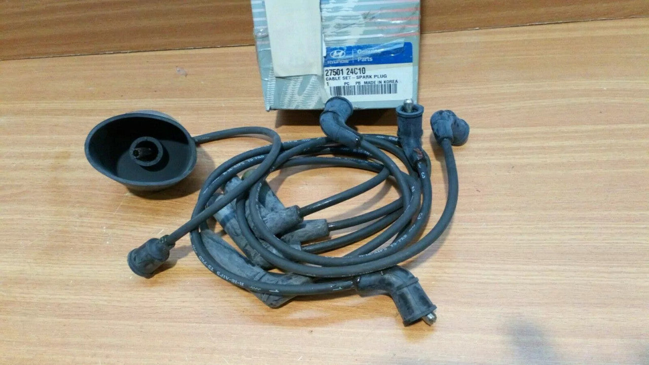 Ignition Wires fits Hyundai Elantra Lantra Excel Pony Scoupe 2750124C10 Genuine View Front