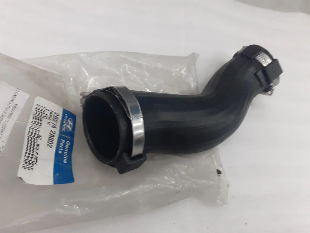 282742A802 Intercooler Hose fits Hyundai Kia 28274-2A802 Genuine View Front