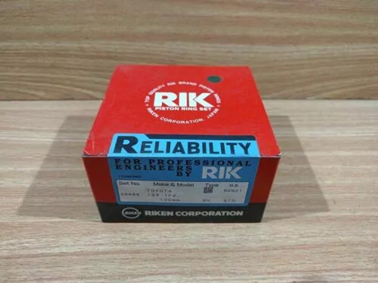 Piston Rings Set fits Toyota Land Cruiser Lexus LX 4.5 24v 1FZ engine 100mm 28484/STD View Front