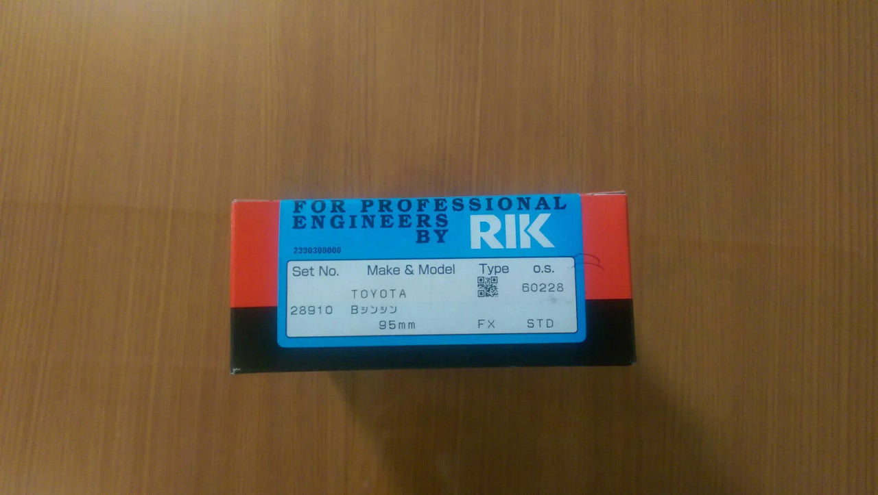 Piston Rings Set fits Toyota 3000 B engine 95mm 2.5x2.5x4.5 STD 28910 View Front