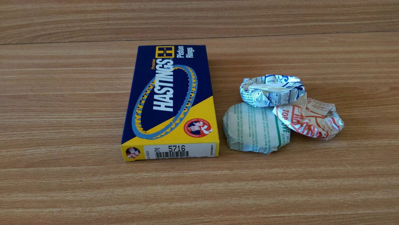 Piston Rings Set fits Mitsubishi Hyundai 1.5 G15B G15C G15H 8v 75.5mm Bore 2C5716/STD View Front