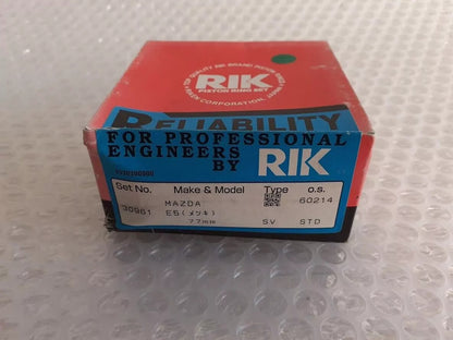 Piston Rings Set fits Mazda 1500 E5 engines 77mm 1.5x2x4 STD 30961 View Rear