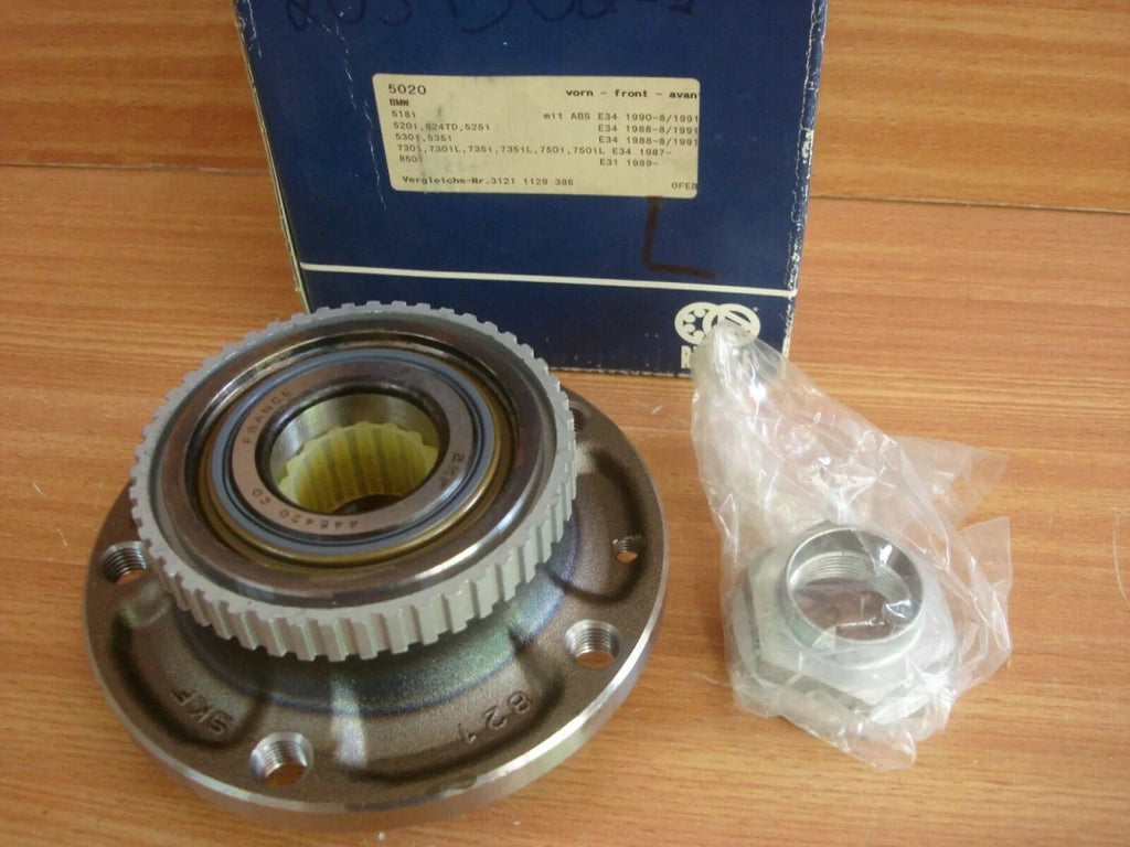 Wheel Hub Bearing Front fits BMW 5 E34 7 E32 8 E31 31211129386 D=97mm 31-21-1-129-386 View Front