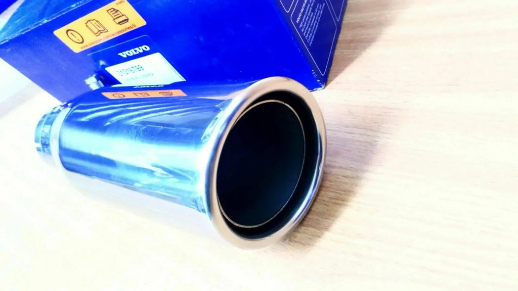 Exhaust Round End Pipe Tip fits Volvo 31316799 Genuine View Right