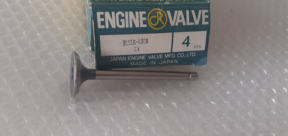 4x Exhaust Valve fits Subaru EA71 34.6x8x109 31556-4300 View Front
