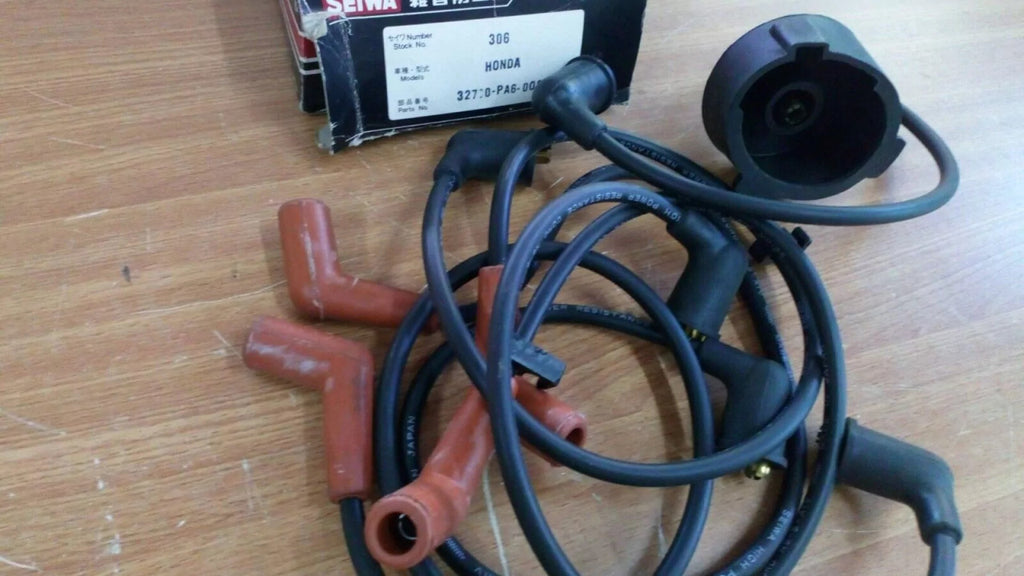 Ignition Leads Wires Set fits Honda Civic 1300 Accord 1800 EJ EK 32700-PA6-000 View Rear