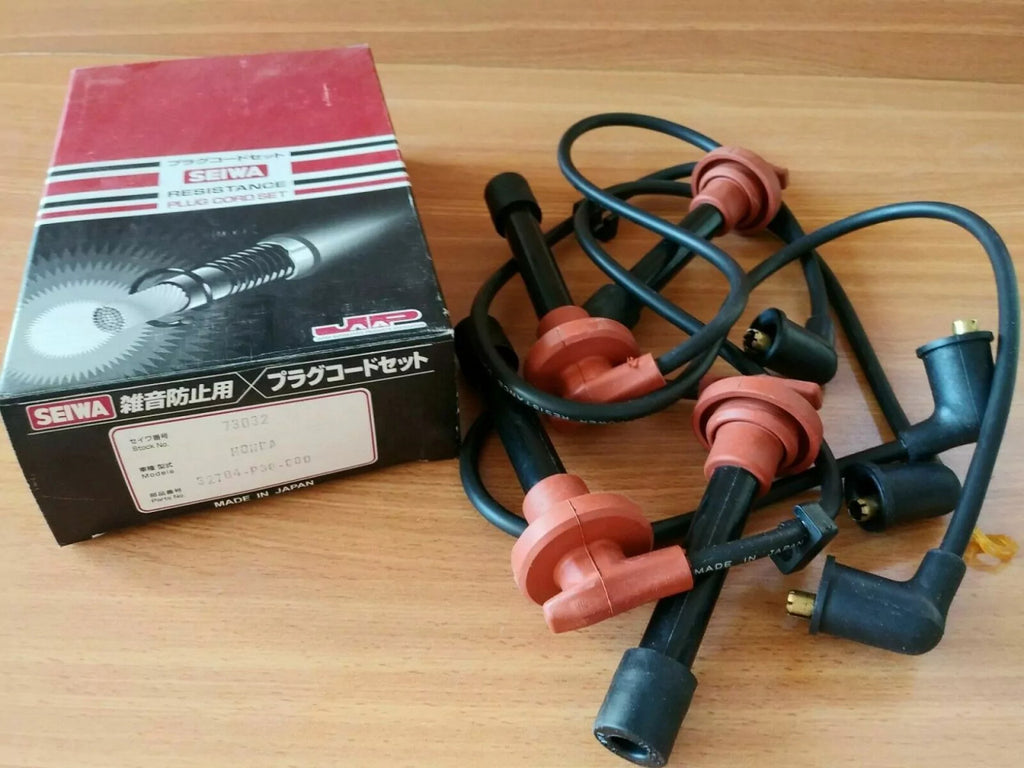 Ignition Wires Set fits Honda Integra DA6 DA8 DC1 DB8 CRX EG2 Civic EG1 32704-P30-010 View Rear