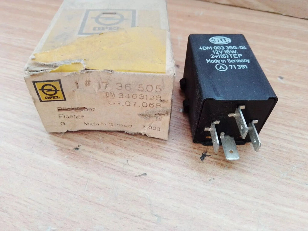 Relay fits Opel Rekord 3463128 4DM00339004 Genuine View Front