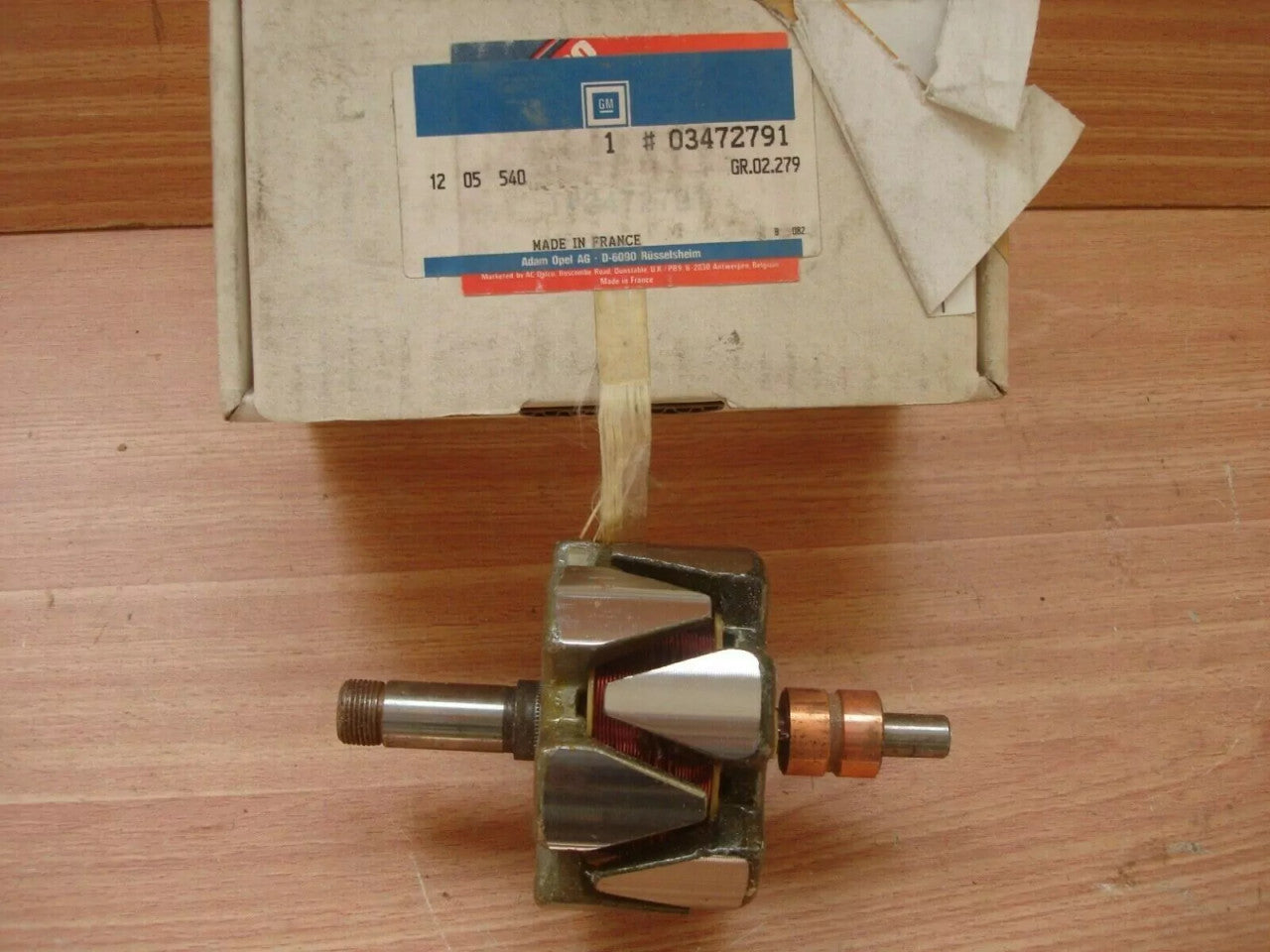 Alternator Armature fits Opel Ascona C Omega Kadett E Vauxhall Cavalier Carlton 3472791 View Front