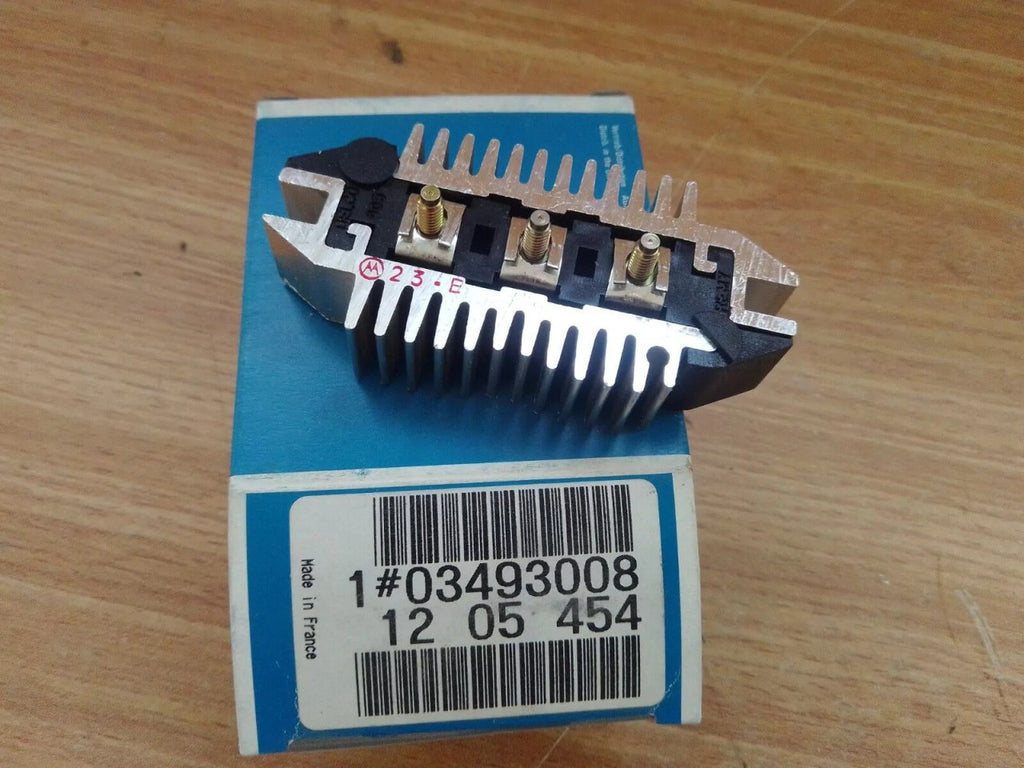 Alternator Rectifier fits Opel Vauxhall Calibra Senator Astra F 3493008 Genuine View Front