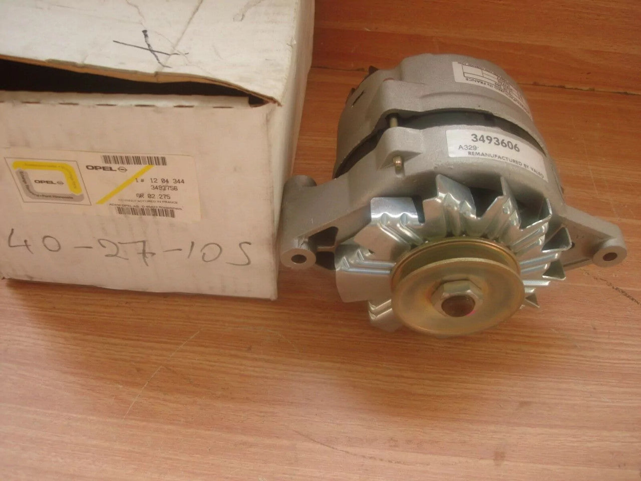 Alternator fits Opel Vauxhall 14NV C14NZ 12v 70Amp 3493756 Genuine View Front