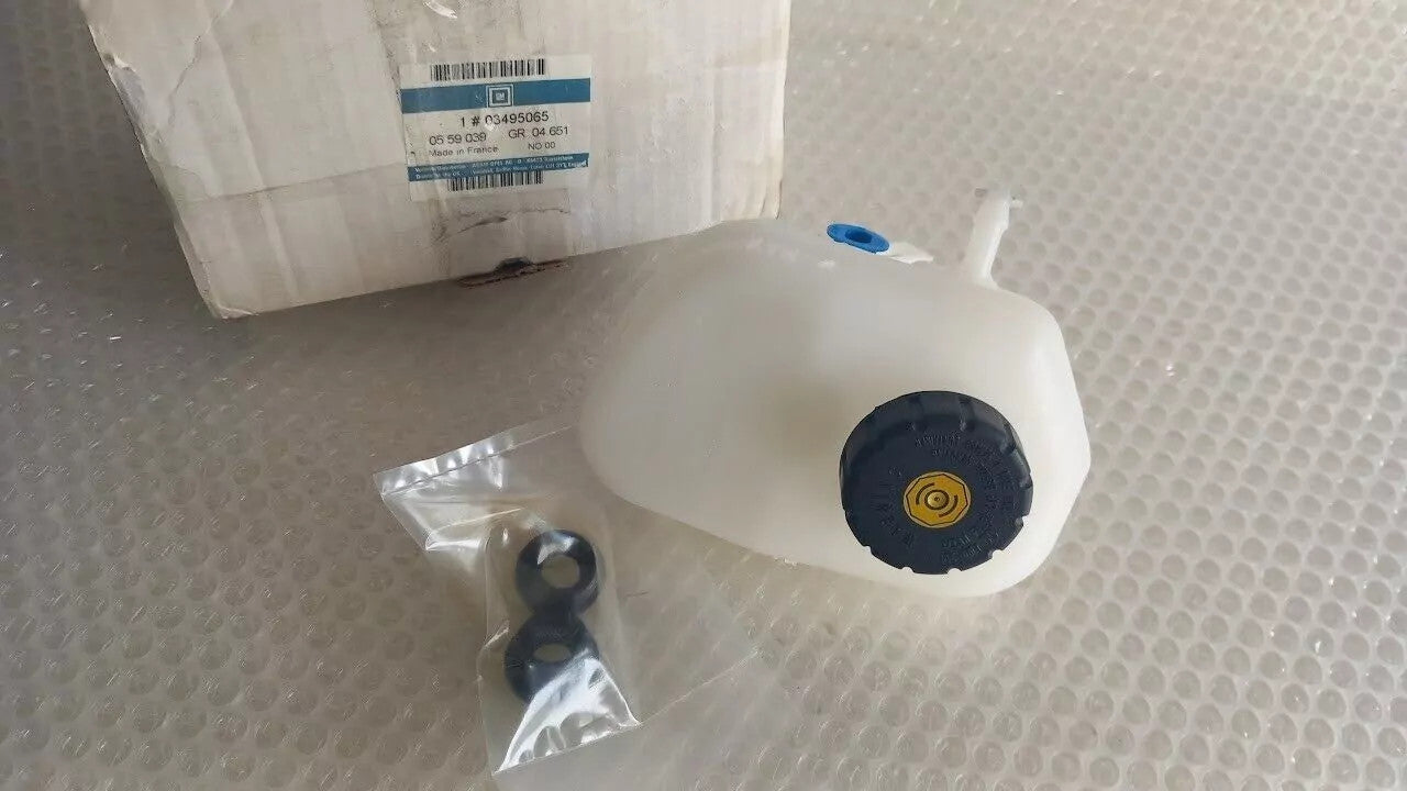Brake Master Cylinder Tank RHD fits Opel Vauxhall Corsa C 3495065 Genuine View Front