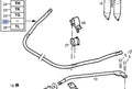 Sway Stabilizer Bar Front fits Opel Vauxhall Corsa B 20mm 9191461 Genuine