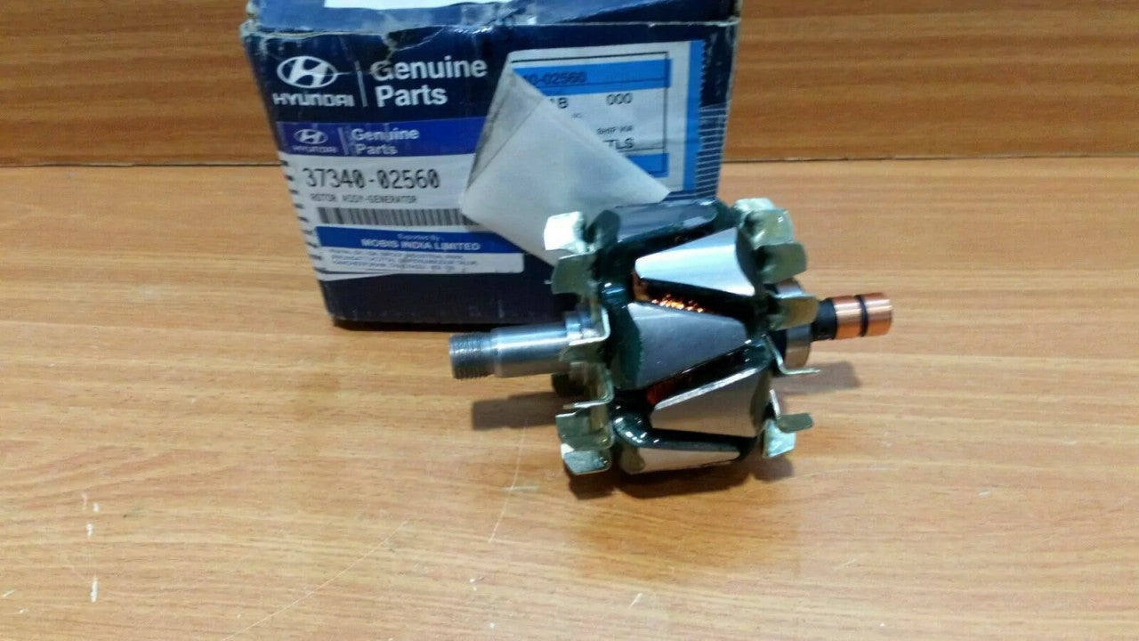 Alternator Rotor fits Hyundai Atoz MX Prime Getz i10 Santro 3734002560 Genuine View Front