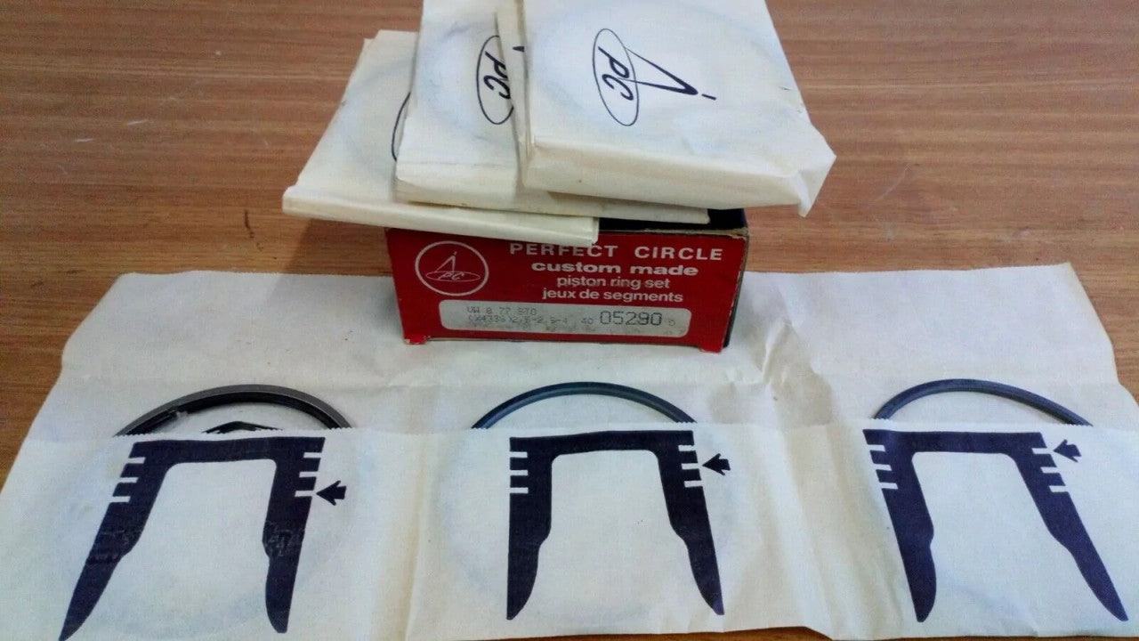 Piston Rings Set fits Volkswagen VW 1192cc 2.5x2.5x4 STD 40052900 View Front