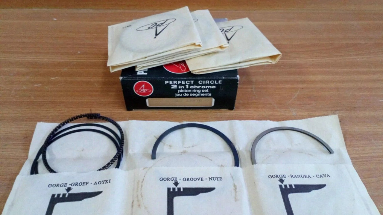 Piston Rings Set fits Sunbeam Hillman Avenger 1498cc 86.12mm Bore STD 40428760 View Front