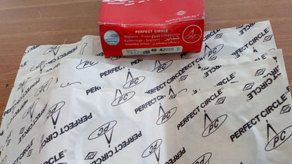 Piston Rings Set fits Renault R14 R1210/1211/1212 1218cc 1360cc 75mm Bore STD 40430000 View Front