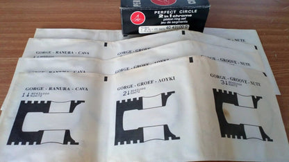 Piston Rings Set fits Peugeot 304 305 Diesel XID 1499 XIDL 1548cc 80mm Bore STD 40431000 View Front