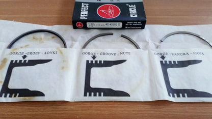 1 Cylinder Piston Rings fits Mercedes OM401 OM402 OM403 OM404 OM407 OM409 STD 40431610 View Front