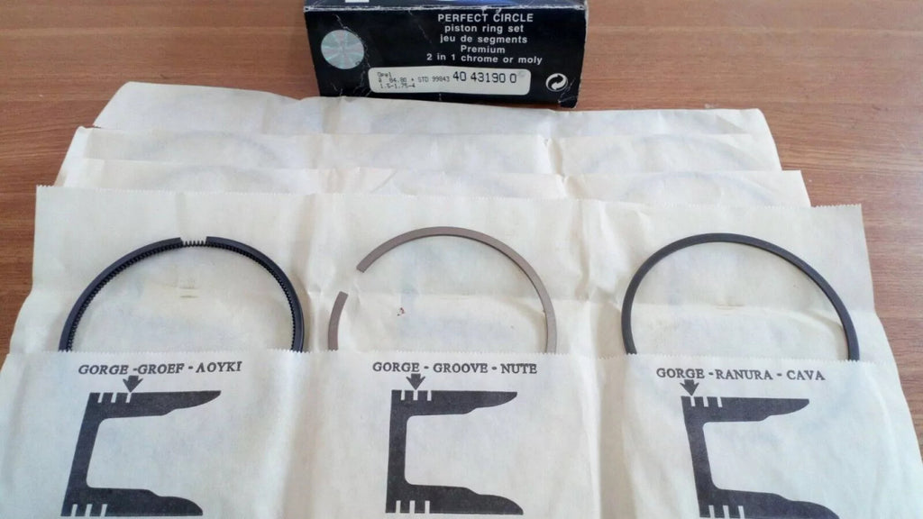 Piston Rings Set fits Opel Vauxhall 18N 18S 18NV 18E 84.80mm Bore STD 40431900 View Front