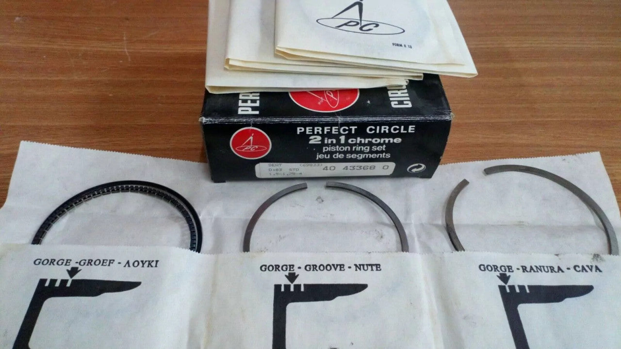 Piston Rings Set fits Seat Ibiza Ronda Malaga 83mm Bore STD 40433680 View Front