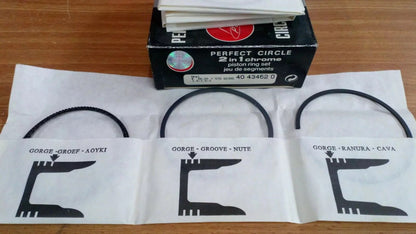 Piston Rings Set fits Opel Vauxhall Calibra Astra F Kadett GSi X20 X22 86mm Bore 40434620 View Front