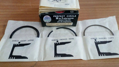 Piston Rings Set fits Alfa Romeo 75 90 1800cc 80mm Bore STD 40434850 View Front