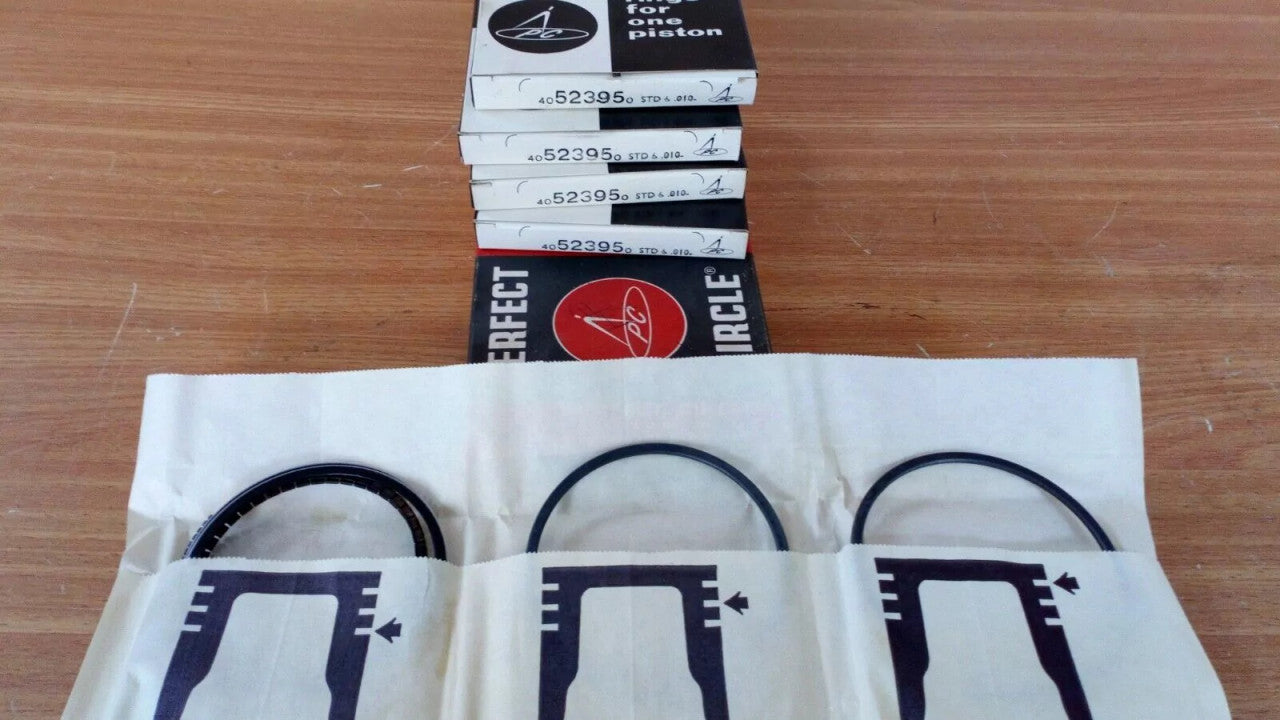 Piston Rings Set fits Vauxhall Viva 1159cc 77.79mm STD 40523950 View Front