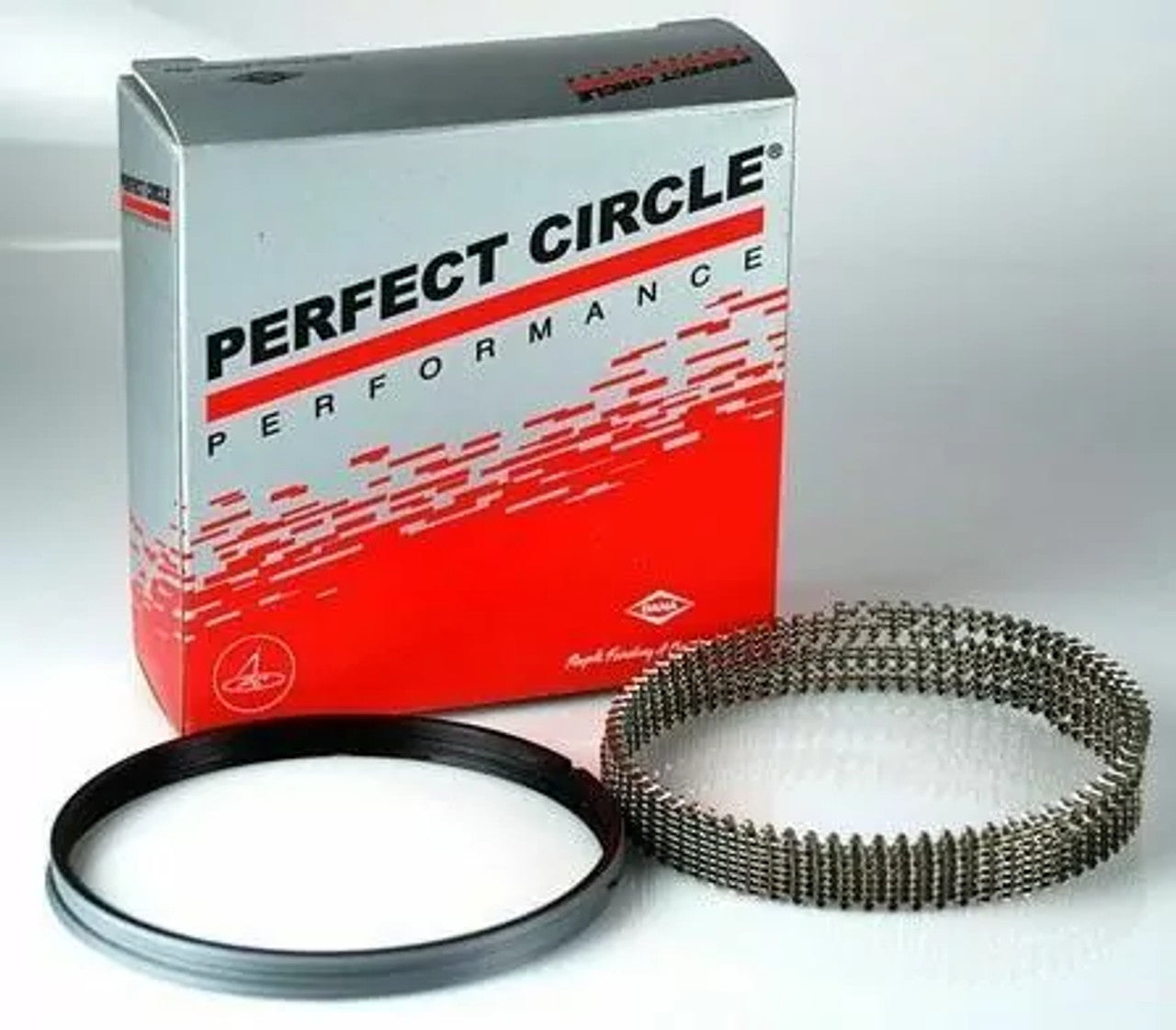 Piston Rings Set fits Mazda TC engine 73mm Bore 2x2x4 STD 40529190 View Front