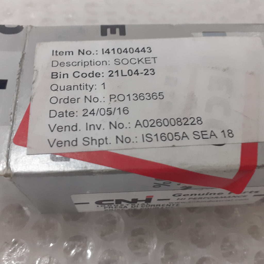 Electrical Socket Plug Connector fits Iveco Eurocargo 41040443 Genuine View Box