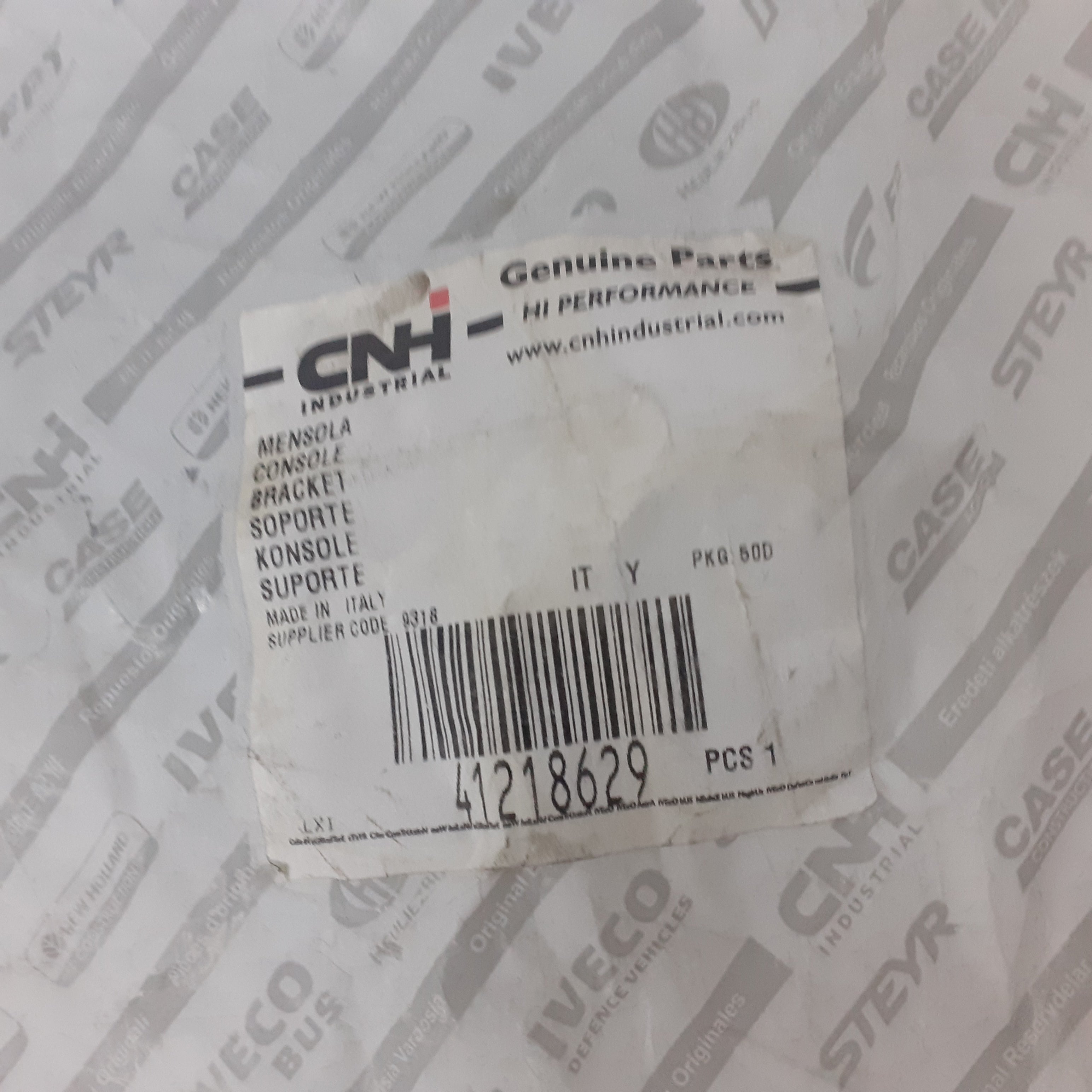 Cabin Step Mounting Bracket Plate fits Iveco Stralis 41218629 Genuine View Box