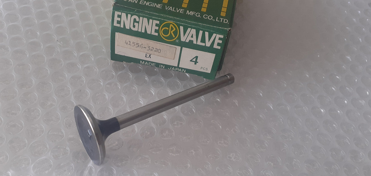 4x Exhaust Valve fits Subaru EA71 34.7x8x109.5 41556-3220 View Front