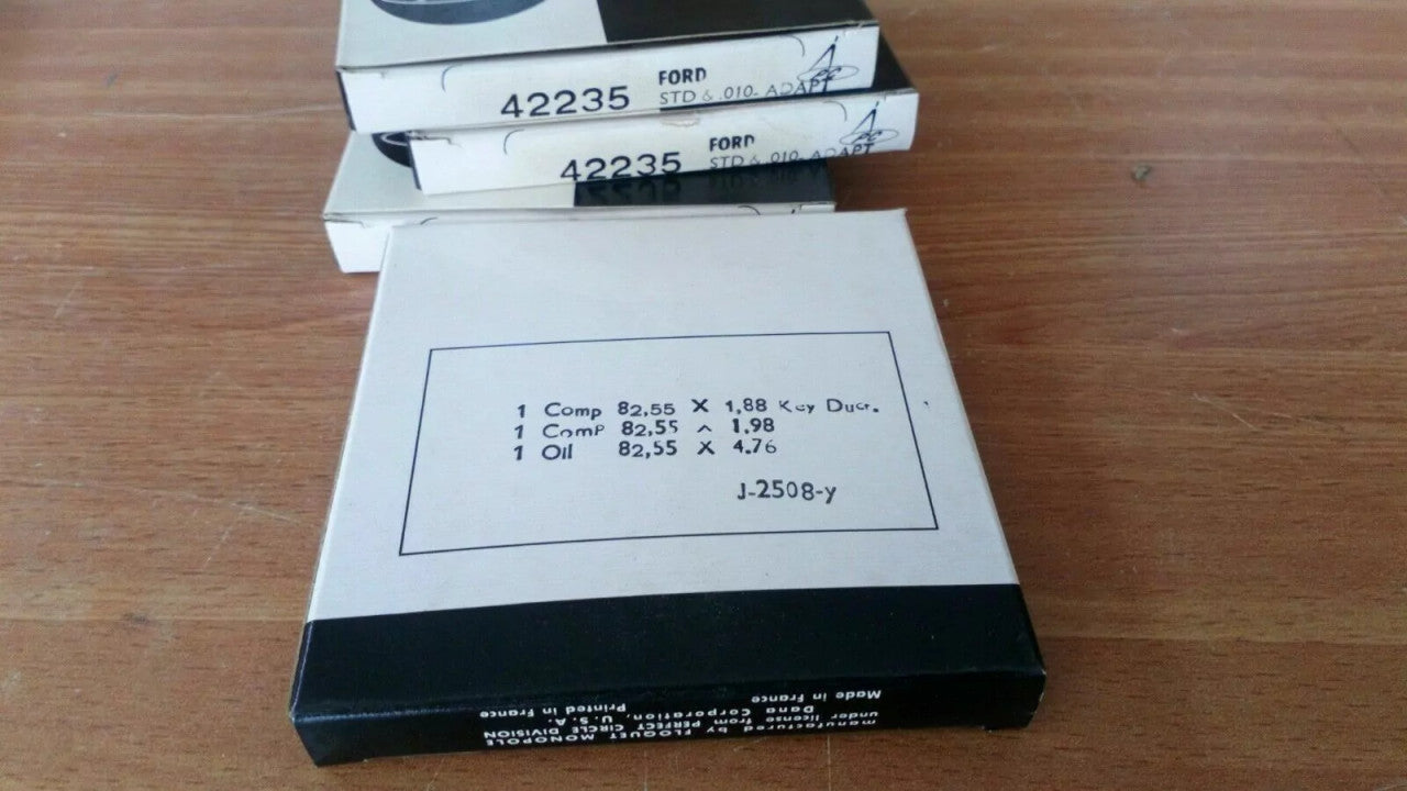 Piston Rings Set fits Ford Zephyr 4 6 Zodiak 211E 213E STD 42235/STD View Rear